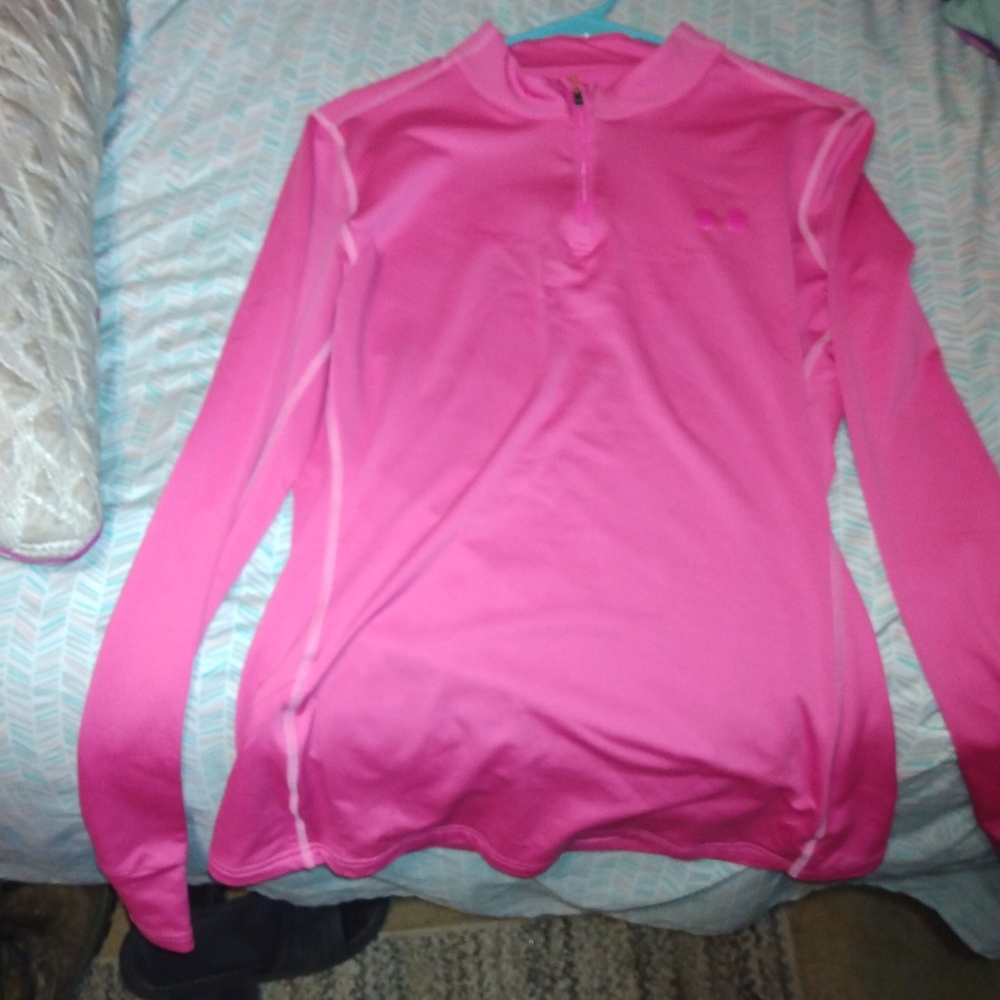 Large  Pink Under Armour Jacket